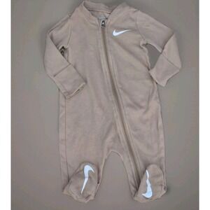 Nike Plain Baby Brown Jumpsuit‎ Age 3M Size 56-62cm
